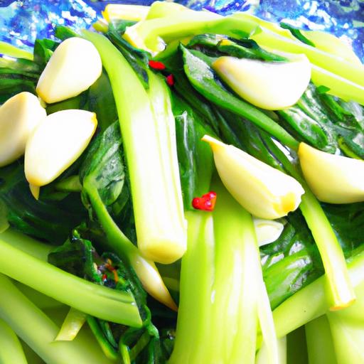 bok choy and celery stir fry