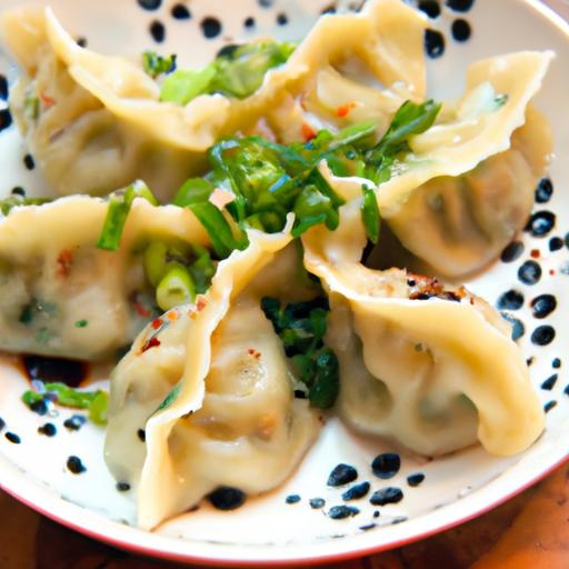 Bok Choy and Chicken Dumplings