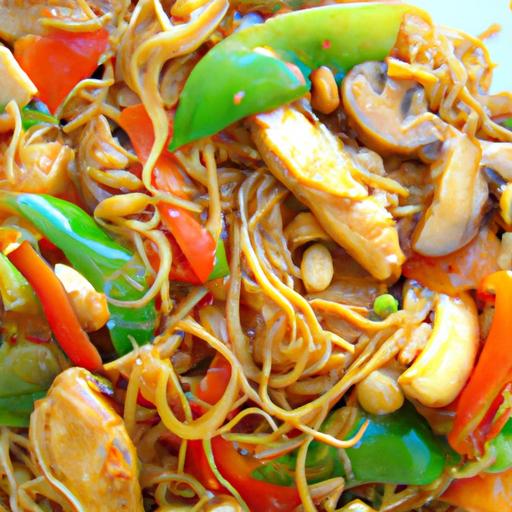 Bok Choy and Chicken Lo Mein