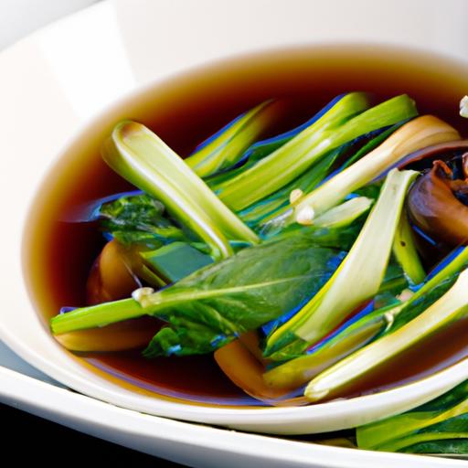 bok choy and ginger soup