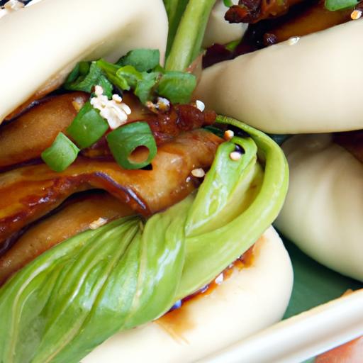 bok choy and pork belly bao buns