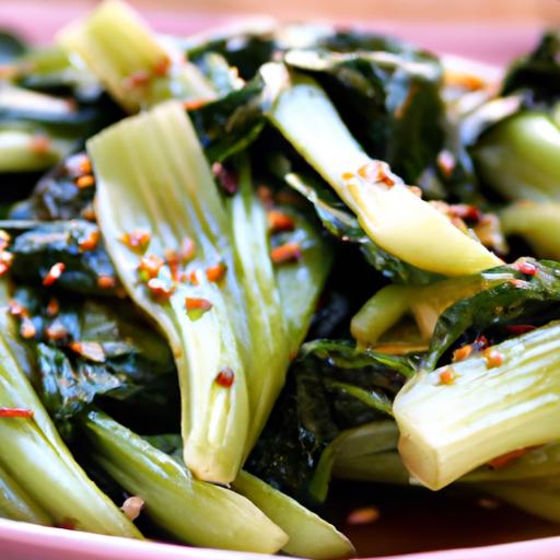 bok choy and sesame stir fry