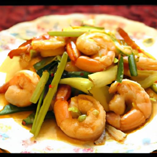 bok choy and shrimp curry