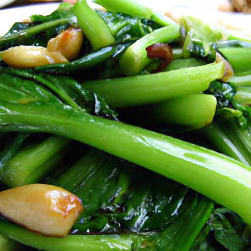 bok choy and snow pea stir fry