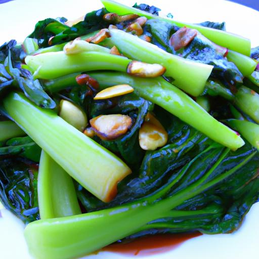 bok choy and soy sauce stir fry