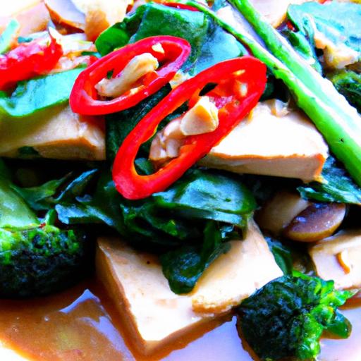 bok choy and tofu curry