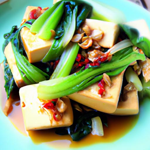 bok choy and tofu stir fry