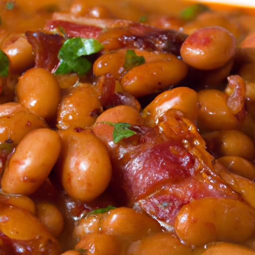 boston baked beans with molasses and bacon