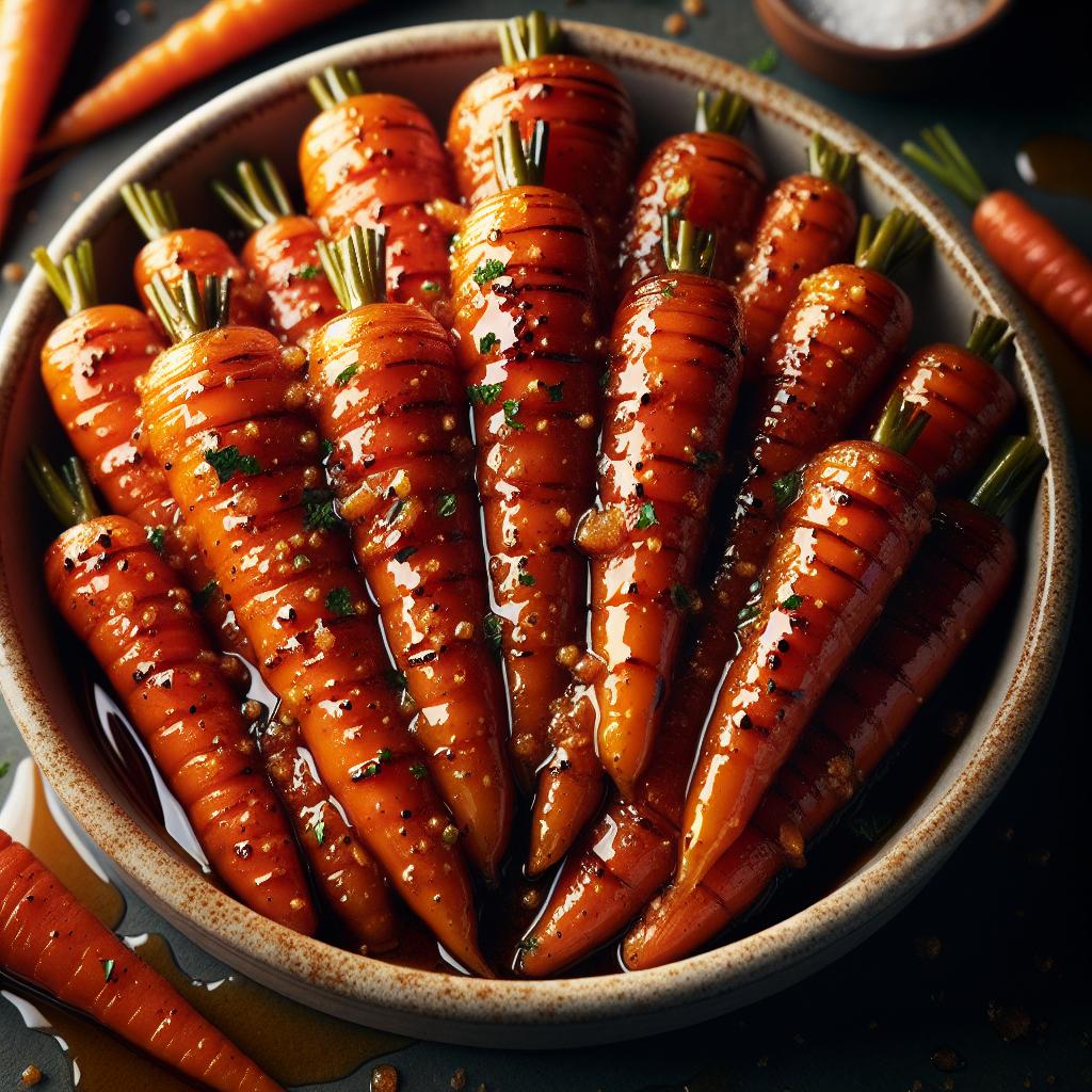 bourbon glazed carrots