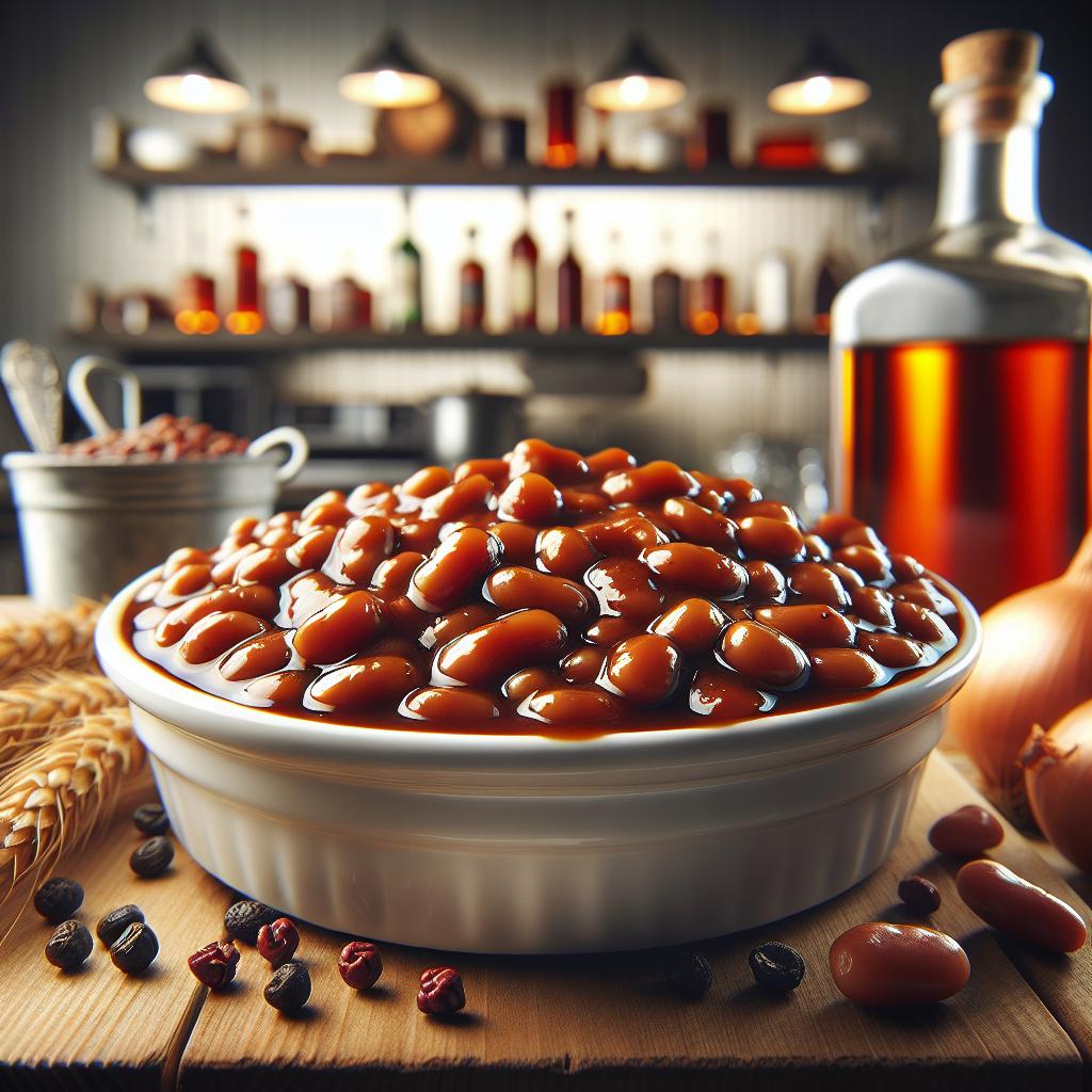 Bourbon Molasses Baked Beans