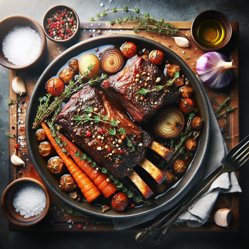 braised beef short ribs