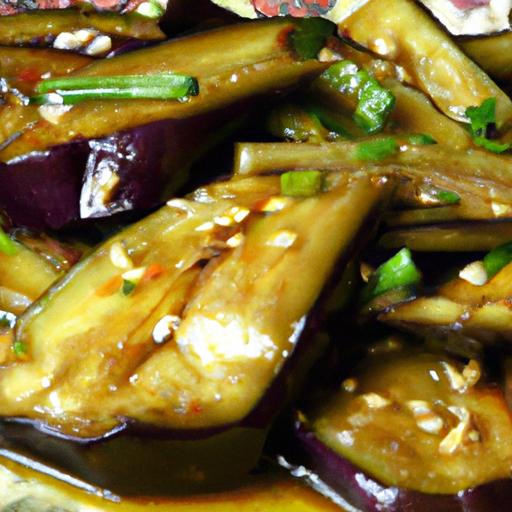 Braised Eggplant with Garlic Sauce