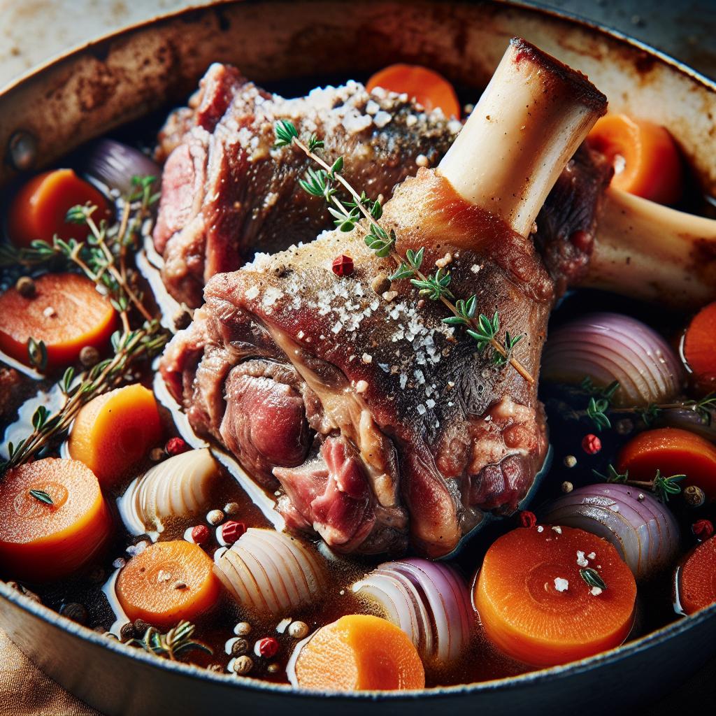 braised lamb shanks