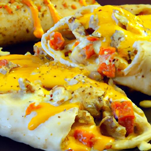 Breakfast Pizza Burrito