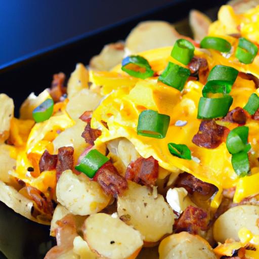 breakfast potato nachos