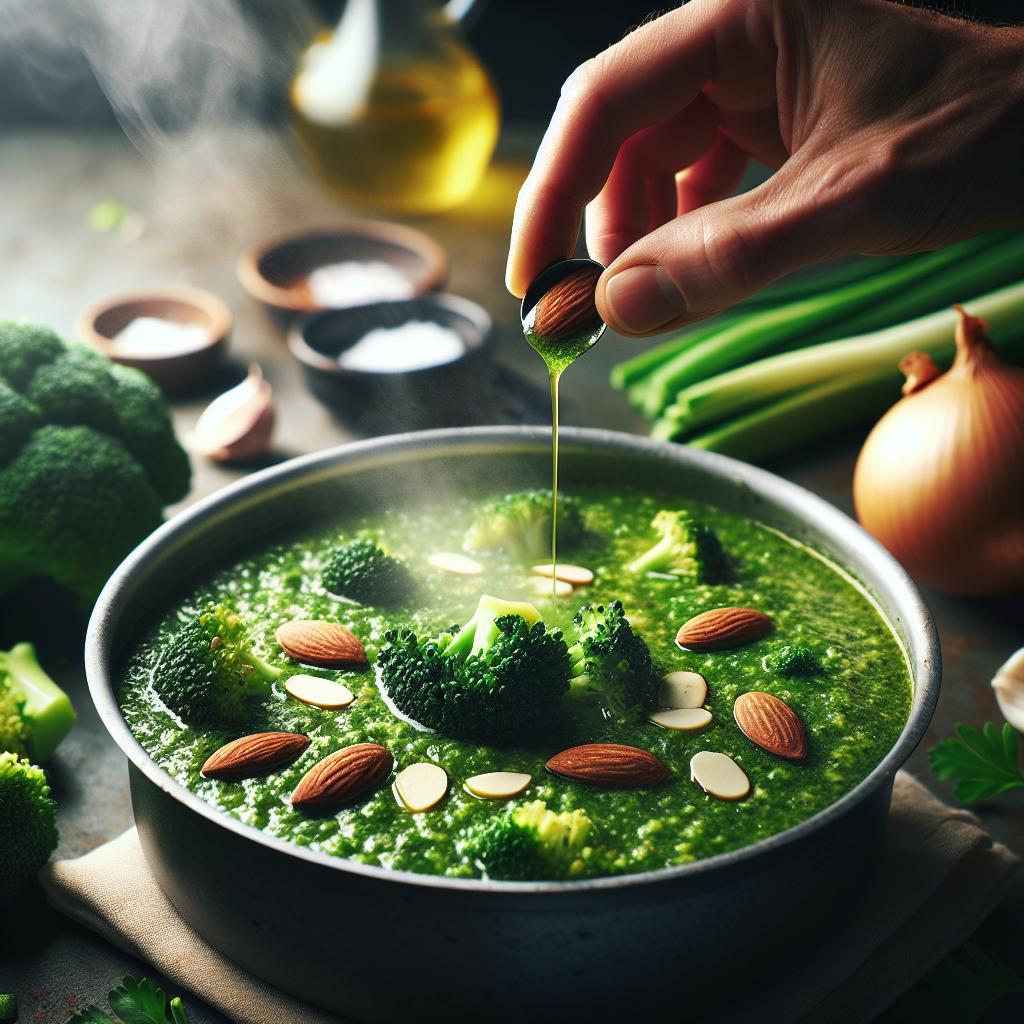 broccoli and almond soup