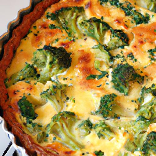 broccoli and cheese quiche