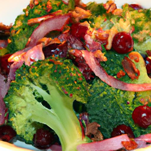 Broccoli and Cranberry Salad