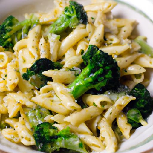 broccoli and garlic pasta