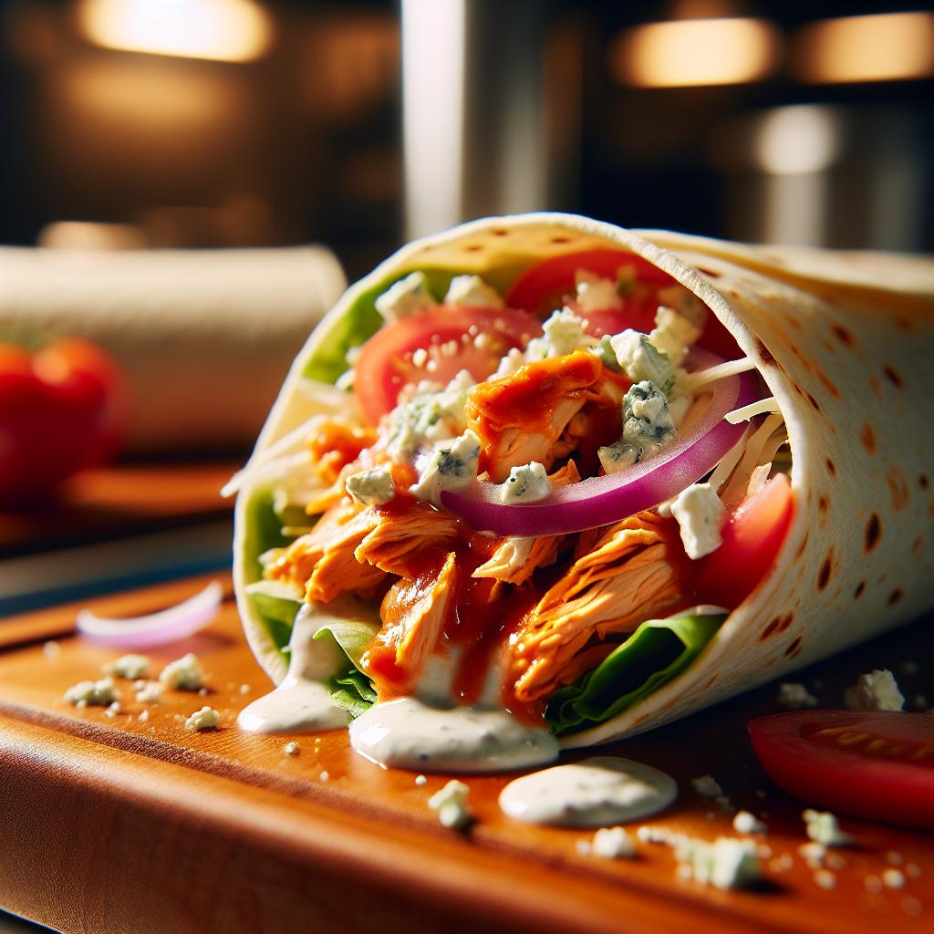 buffalo chicken wraps