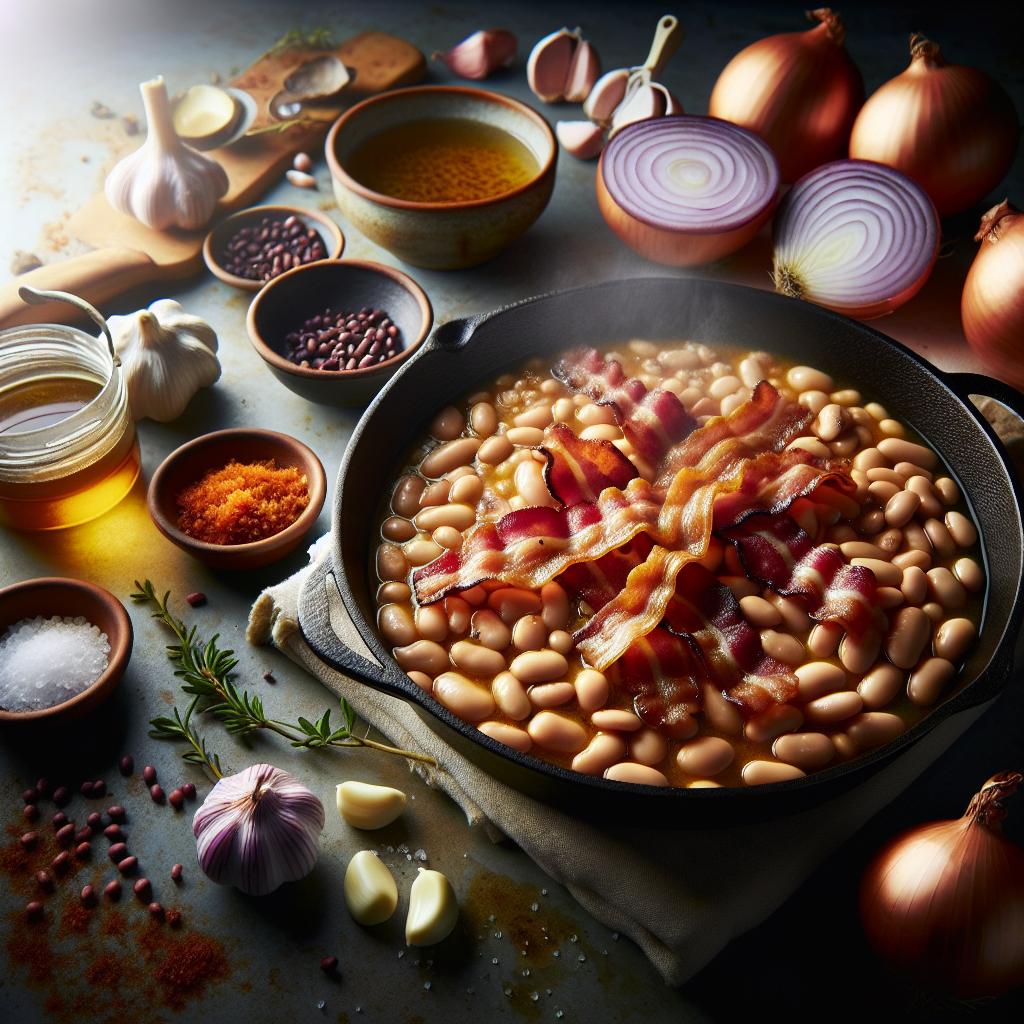 Butter Beans with Bacon