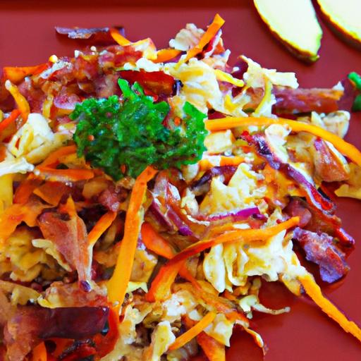 cabbage and bacon hash