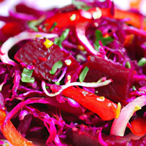 cabbage and beet salad