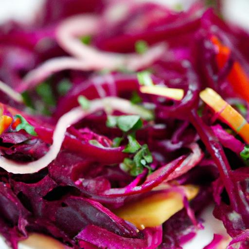 cabbage and beetroot salad