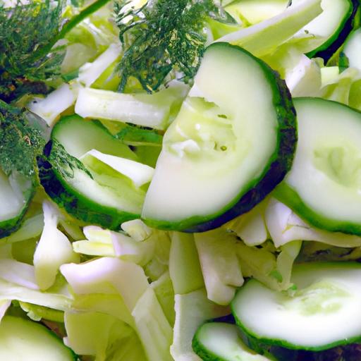 cabbage and cucumber salad