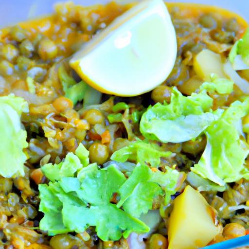 cabbage and lentil curry