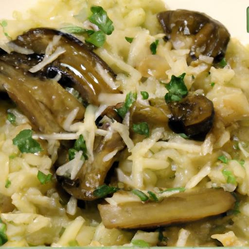 Cabbage and Mushroom Risotto