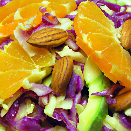 cabbage and orange salad