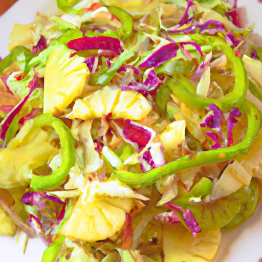 cabbage and pineapple salad