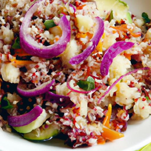 cabbage and quinoa salad