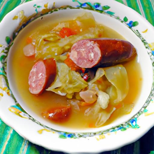 cabbage and sausage soup