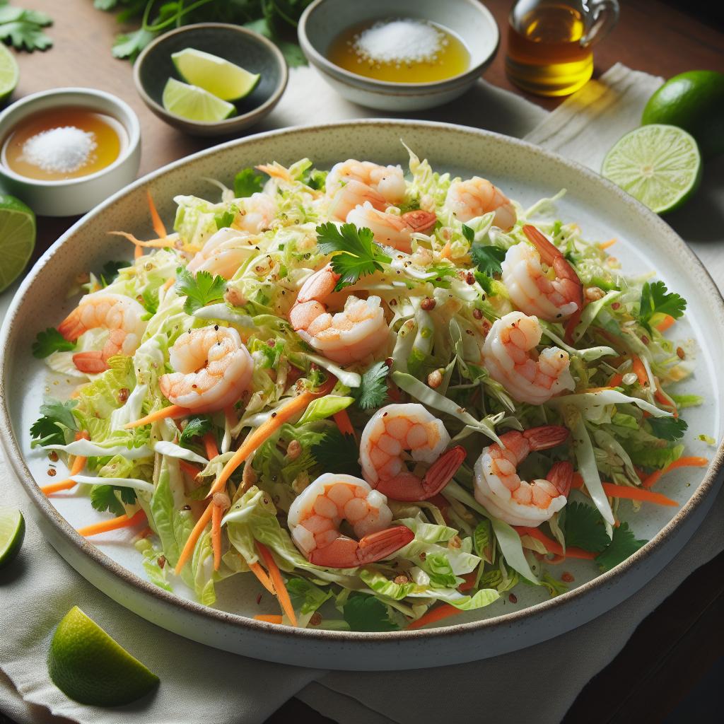 cabbage and shrimp salad