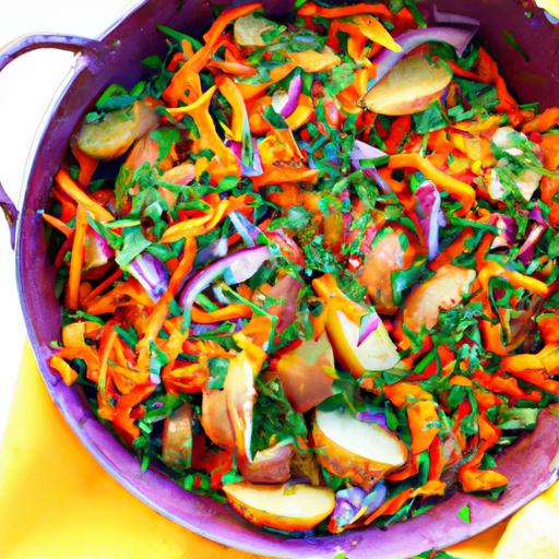 cabbage and sweet potato hash