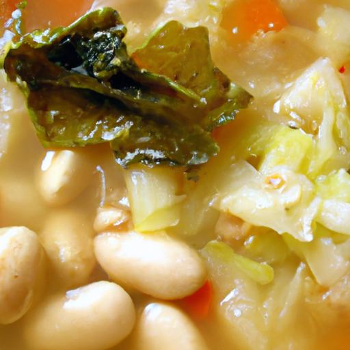 cabbage and white bean soup