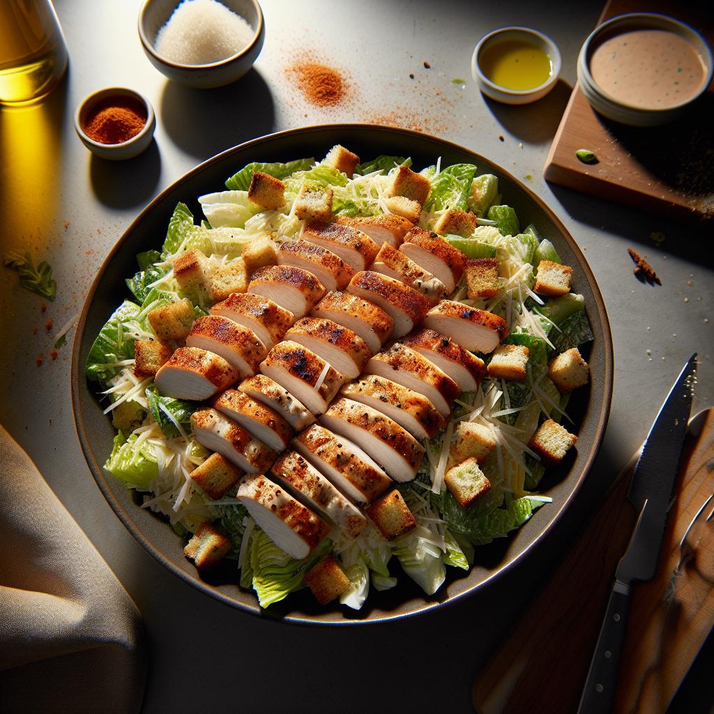 Cajun Chicken Caesar Salad