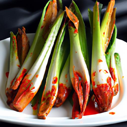 Calcots with Romesco Sauce