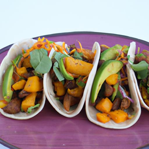 candied sweet potato tacos