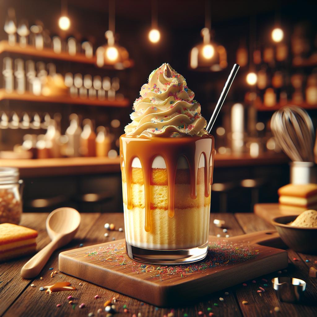 Caramel Cake Shake Bar