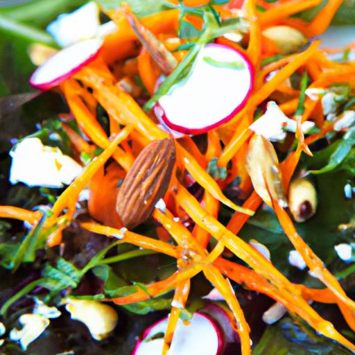 carrot and arugula salad