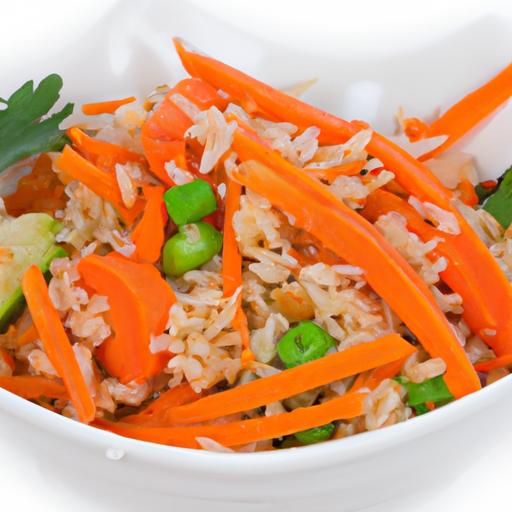 carrot and brown rice salad