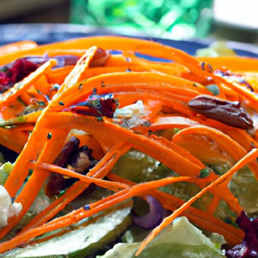 carrot and camembert salad