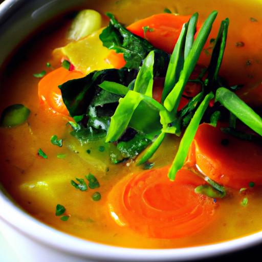 carrot and chive soup