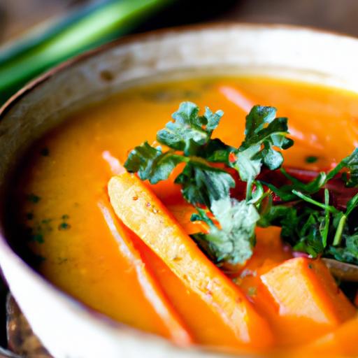 carrot and coconut soup