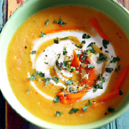 carrot and cottage cheese soup