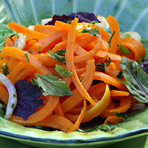 carrot and escarole salad