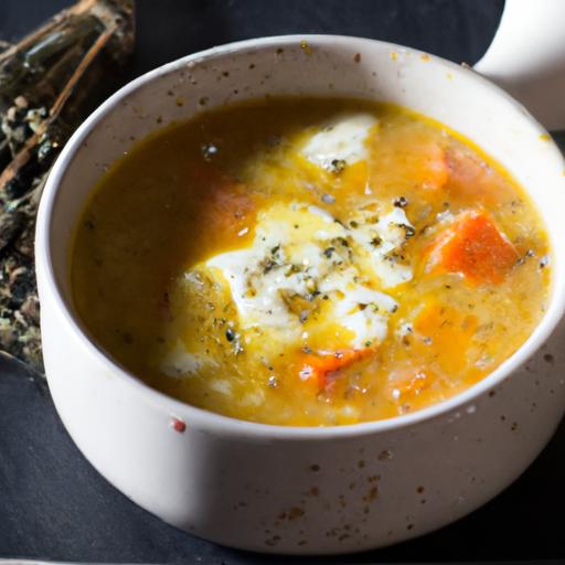 carrot and feta soup